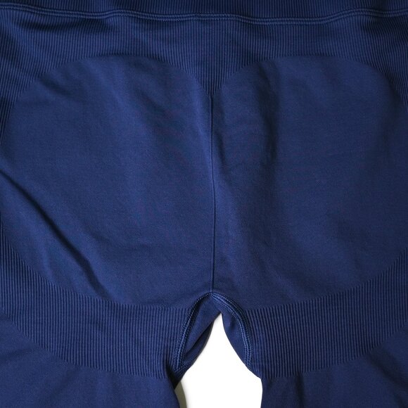 VICTORIA'S SECRET PINK Navy Seamless Flip-It Bike Yoga Workout Shorts - Sz Med - Picture 4 of 11